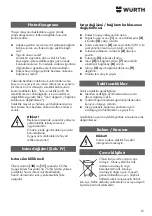 Preview for 80 page of Würth 0715 94 50 Translation Of The Original Operating Instructions