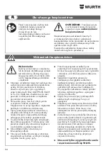 Preview for 83 page of Würth 0715 94 50 Translation Of The Original Operating Instructions