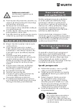 Preview for 85 page of Würth 0715 94 50 Translation Of The Original Operating Instructions