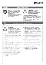 Preview for 95 page of Würth 0715 94 50 Translation Of The Original Operating Instructions