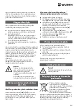 Preview for 104 page of Würth 0715 94 50 Translation Of The Original Operating Instructions