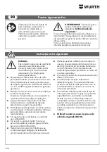 Preview for 107 page of Würth 0715 94 50 Translation Of The Original Operating Instructions