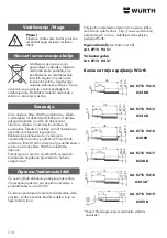 Preview for 117 page of Würth 0715 94 50 Translation Of The Original Operating Instructions