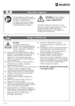 Preview for 131 page of Würth 0715 94 50 Translation Of The Original Operating Instructions