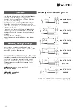 Preview for 135 page of Würth 0715 94 50 Translation Of The Original Operating Instructions