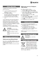 Preview for 140 page of Würth 0715 94 50 Translation Of The Original Operating Instructions