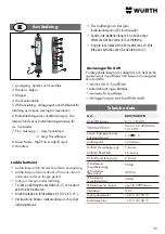 Preview for 35 page of Würth 0827 940 45 Series Translation Of The Original Operating Instructions