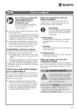 Preview for 47 page of Würth 0891 110 640 Translation Of The Original Operating Instructions