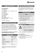 Preview for 56 page of Würth 0891 110 640 Translation Of The Original Operating Instructions