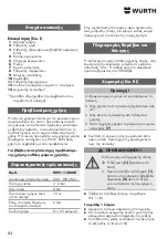 Preview for 84 page of Würth 0891 110 640 Translation Of The Original Operating Instructions