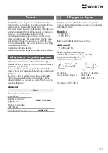 Preview for 95 page of Würth 0891 110 640 Translation Of The Original Operating Instructions