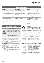 Preview for 136 page of Würth 0891 110 640 Translation Of The Original Operating Instructions