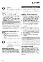 Preview for 142 page of Würth 0891 110 640 Translation Of The Original Operating Instructions