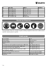 Preview for 152 page of Würth 0891 703 160 Operating Instructions Manual