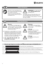 Preview for 4 page of Würth 0981 180 841 Operating Instructions Manual