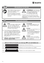 Preview for 10 page of Würth 0981 180 841 Operating Instructions Manual