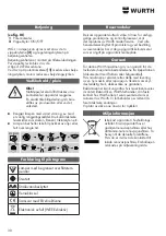 Preview for 30 page of Würth 0981 180 841 Operating Instructions Manual