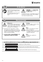 Preview for 34 page of Würth 0981 180 841 Operating Instructions Manual