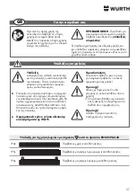 Preview for 37 page of Würth 0981 180 841 Operating Instructions Manual