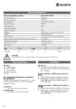 Preview for 38 page of Würth 0981 180 841 Operating Instructions Manual