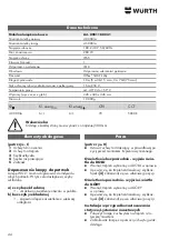 Preview for 44 page of Würth 0981 180 841 Operating Instructions Manual