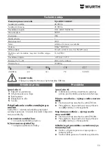 Preview for 53 page of Würth 0981 180 841 Operating Instructions Manual