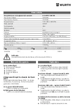 Preview for 56 page of Würth 0981 180 841 Operating Instructions Manual