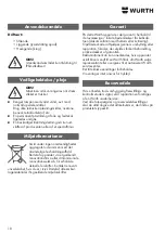 Preview for 18 page of Würth 0981 280 100 Operating Instructions Manual