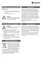 Preview for 30 page of Würth 0981 280 100 Operating Instructions Manual