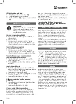 Preview for 142 page of Würth 5701 400 00X Translation Of The Original Operating Instructions