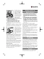 Preview for 15 page of Würth 5707 011 X Original Operating Instructions