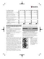 Preview for 32 page of Würth 5707 011 X Original Operating Instructions