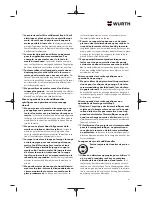 Preview for 41 page of Würth 5707 011 X Original Operating Instructions