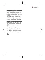 Preview for 48 page of Würth 5707 011 X Original Operating Instructions