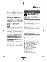 Preview for 53 page of Würth 5707 011 X Original Operating Instructions