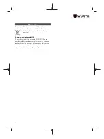 Preview for 70 page of Würth 5707 011 X Original Operating Instructions