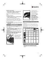 Preview for 135 page of Würth 5707 011 X Original Operating Instructions