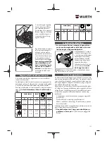 Preview for 157 page of Würth 5707 011 X Original Operating Instructions