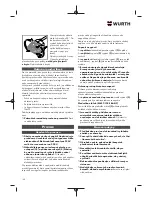 Preview for 168 page of Würth 5707 011 X Original Operating Instructions