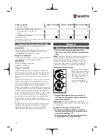 Preview for 186 page of Würth 5707 011 X Original Operating Instructions