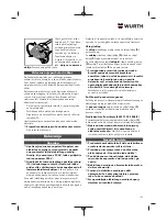 Preview for 199 page of Würth 5707 011 X Original Operating Instructions