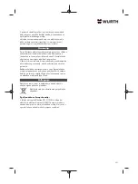 Preview for 201 page of Würth 5707 011 X Original Operating Instructions