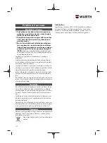 Preview for 232 page of Würth 5707 011 X Original Operating Instructions