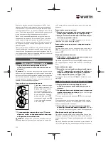 Preview for 250 page of Würth 5707 011 X Original Operating Instructions