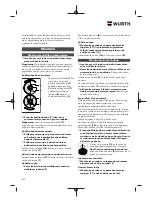 Preview for 260 page of Würth 5707 011 X Original Operating Instructions