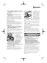 Preview for 263 page of Würth 5707 011 X Original Operating Instructions