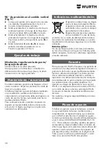 Preview for 30 page of Würth 5709 300 111 Translation Of The Original Operating Instructions