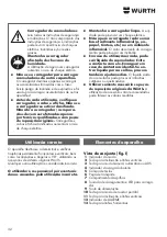 Preview for 32 page of Würth 5709 300 111 Translation Of The Original Operating Instructions