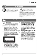 Preview for 36 page of Würth 5709 300 111 Translation Of The Original Operating Instructions