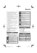 Preview for 90 page of Würth BMH 40-BL Translation Of The Original Operating Instructions